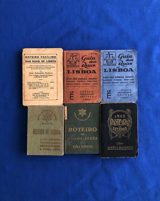 ROTEIRO DE LISBOA - 6 roteiros antigos (1939 a 1976)