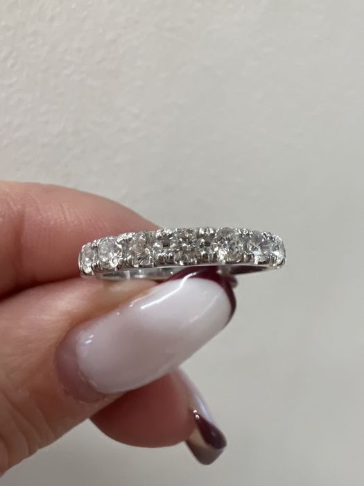 Золотое кольцо с бриллиантами р.16/0,54 ct белое золото 585 проба