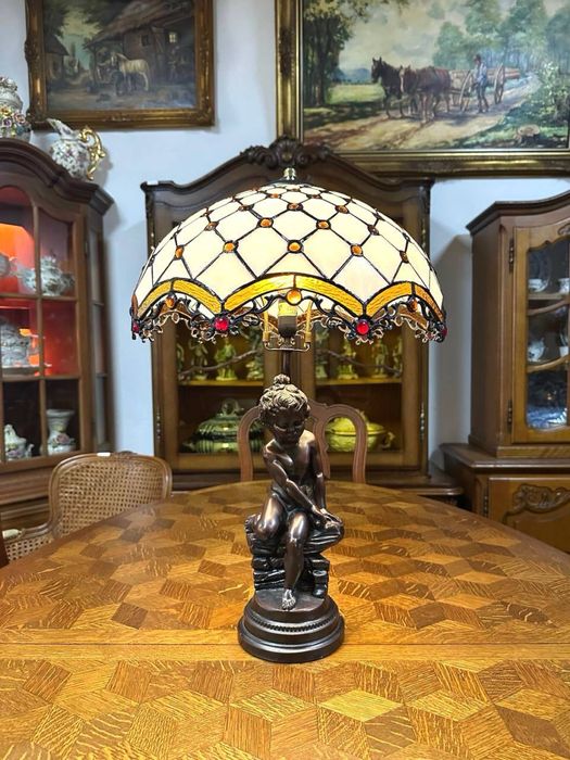 Настільна лампа в стилі Тіффані світильник 7267