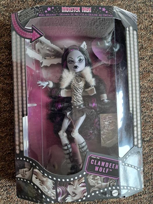 Monster High lalka Clawdeen Wolf Reel Drama NOWA
