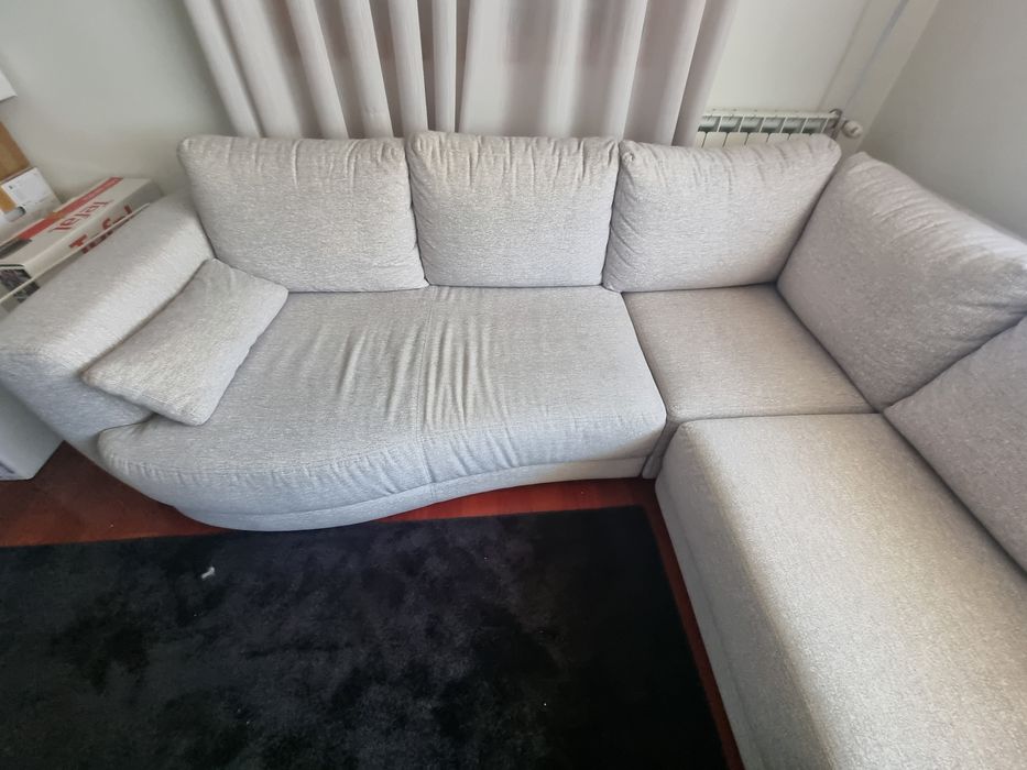 Sofá em L modular