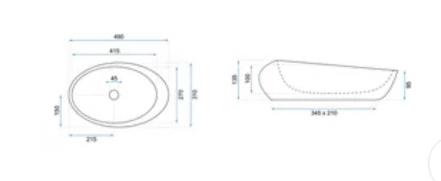 Умивальник Antik Etajerli Lavabo 80 cm