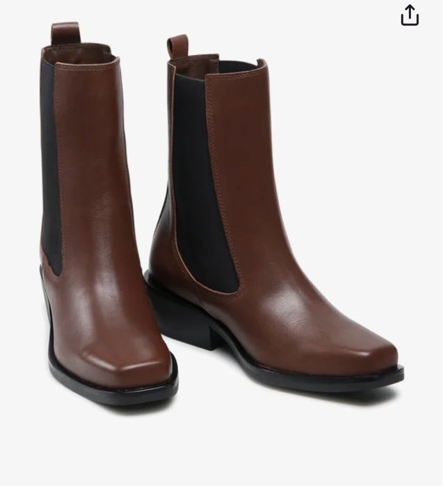 шкіряні ботінки челсі GINO ROSSI