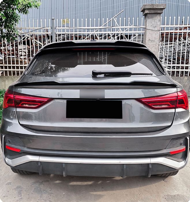 Спойлер  багажника Audi Q3 КУ3 F3 накладка диффузор сплиттер сплiтер