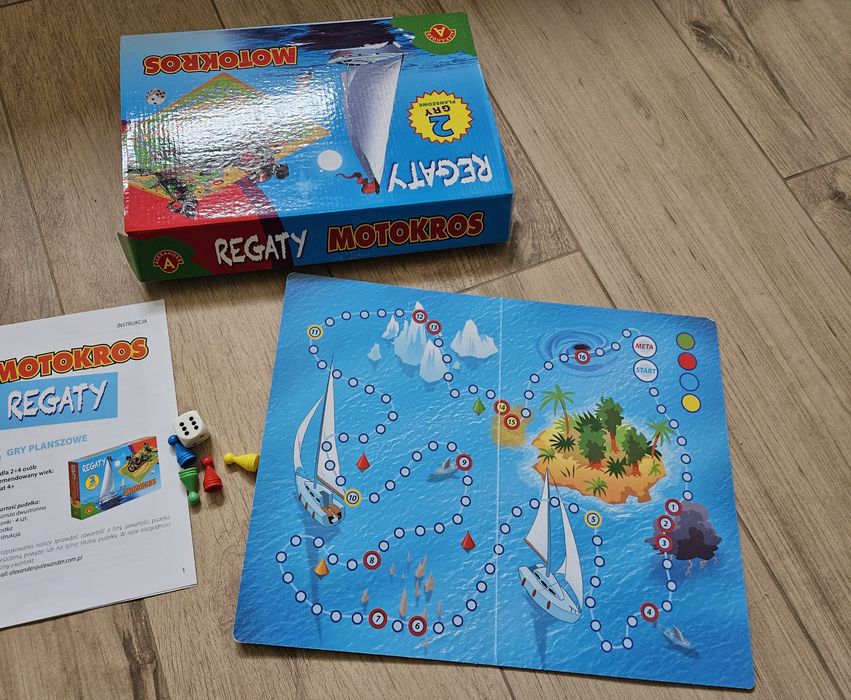 Gra planszowa regaty  stan idealny