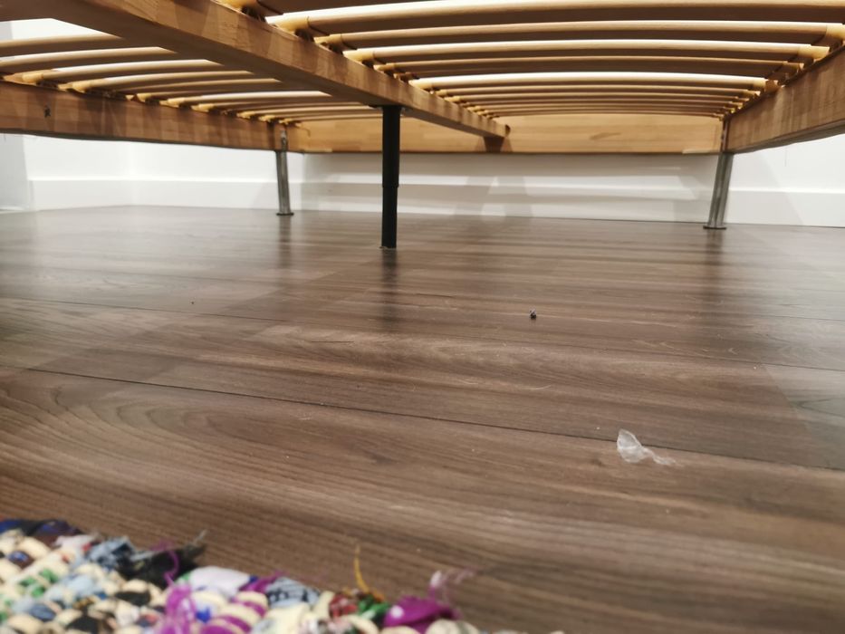Estrado sommier forrado IKEA 140x200