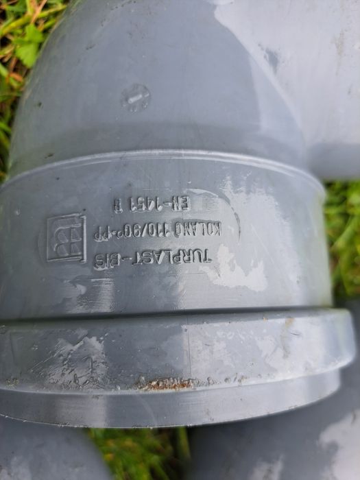 Kolano 110mm, 90 stopni