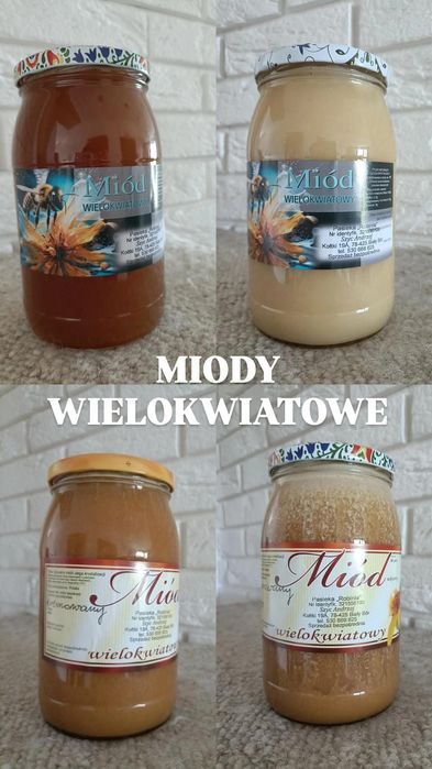 Miody z rodzinnej pasieki