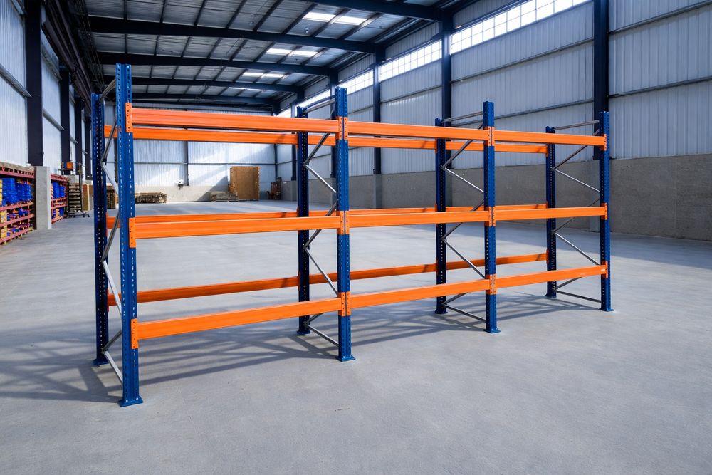 Regały magazynowe paletowe przemysłowe mecalux