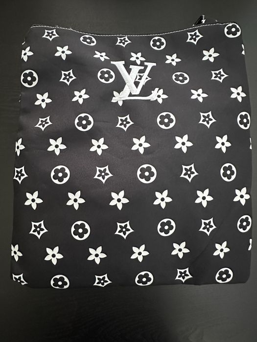 Saco de Praia 45x40 cm preto e branco