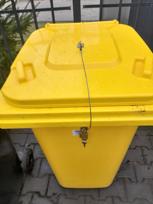 Blokada kosza na śmieci zamek do kosza na śmieci 120l, 240l,1100l