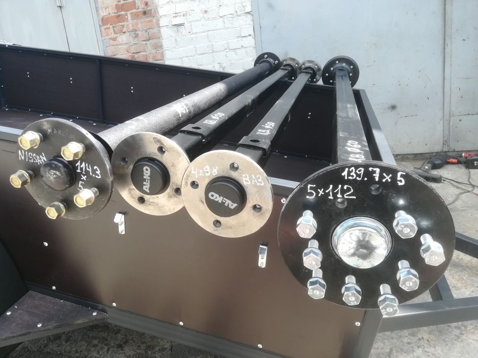 АКЦИЯ! Ось на прицеп Германия Мерс, Волга, Ваз, Бмв, AL-KO KNOTT