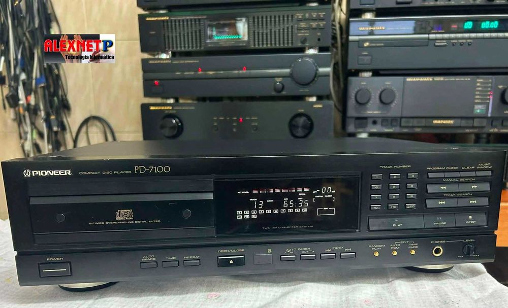Pioneer CD PD-7100 impecável topo de série raro
