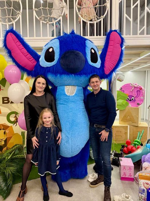 Великий Стіч привітання, панда День народження, аніматори Луцьк