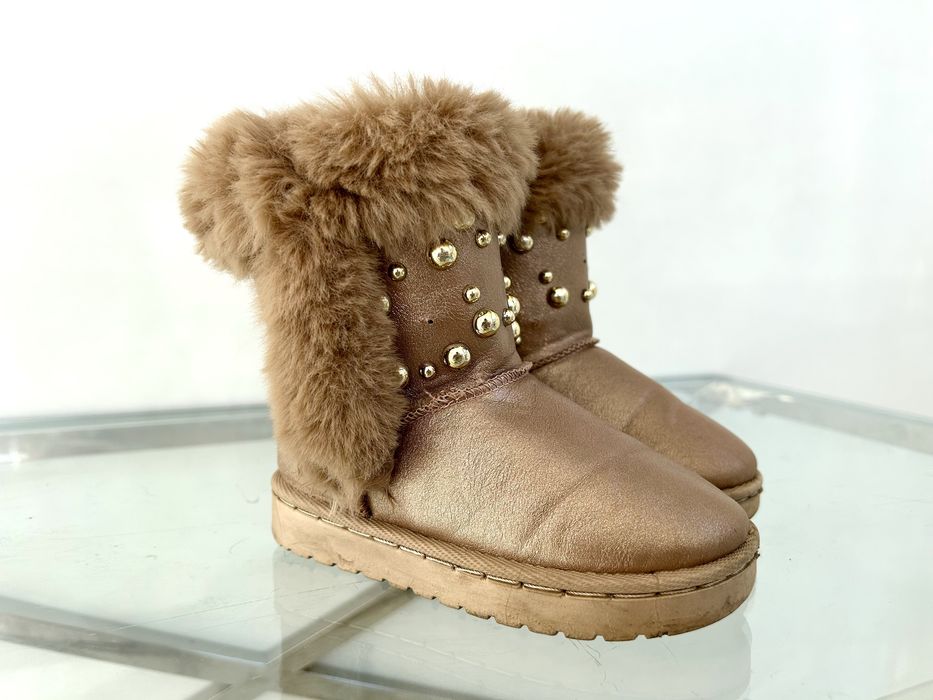 Ocieplane zimowe śniegowce kozaki mukluki r.25. ciepłe