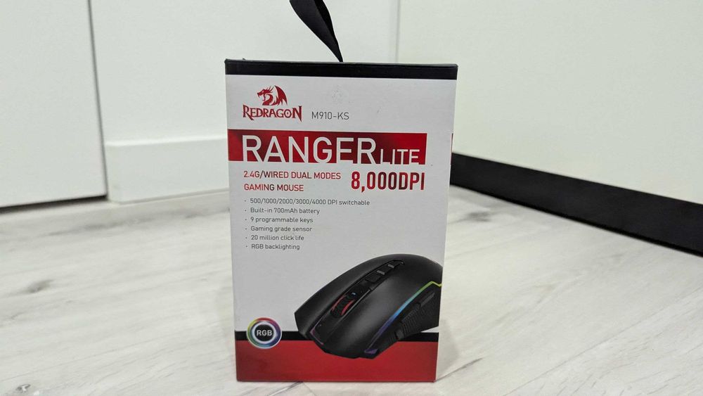 Ігрова мишка REDRAGON RANGER LITE M910-KS 8000 DPI игровая мышка
