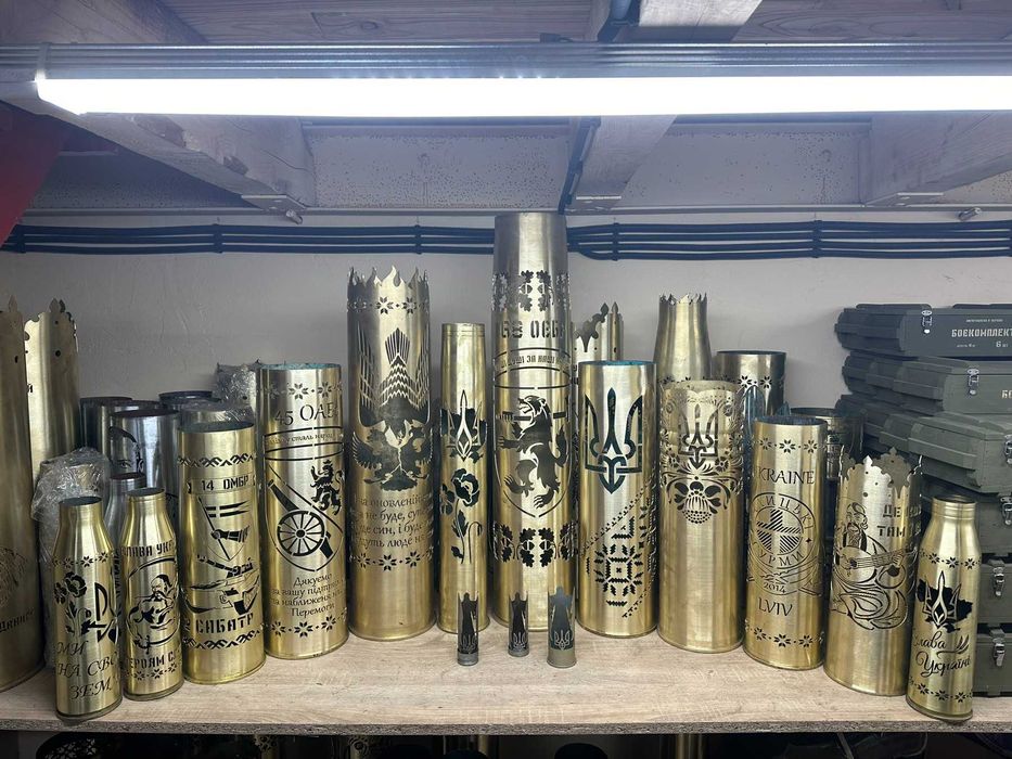 Гільзи різка сувенір / Лазерна порізка Ваших гільз та тубусів