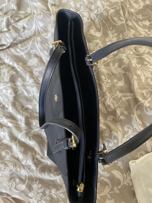 Piękna granatowa torebka Ralph Lauren