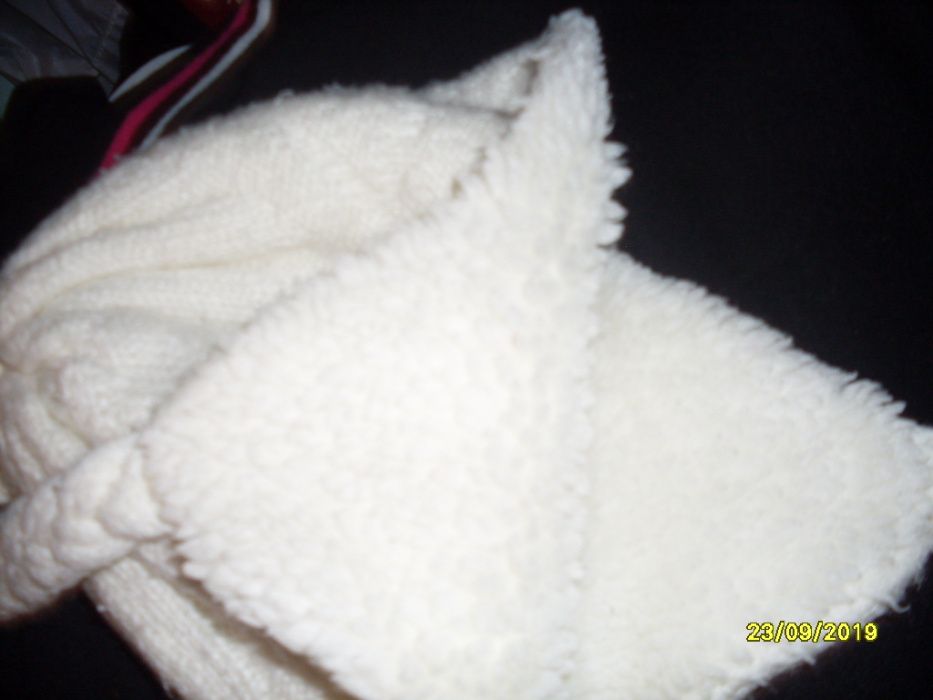 Dziewczęca Ciepła Czapka futerko