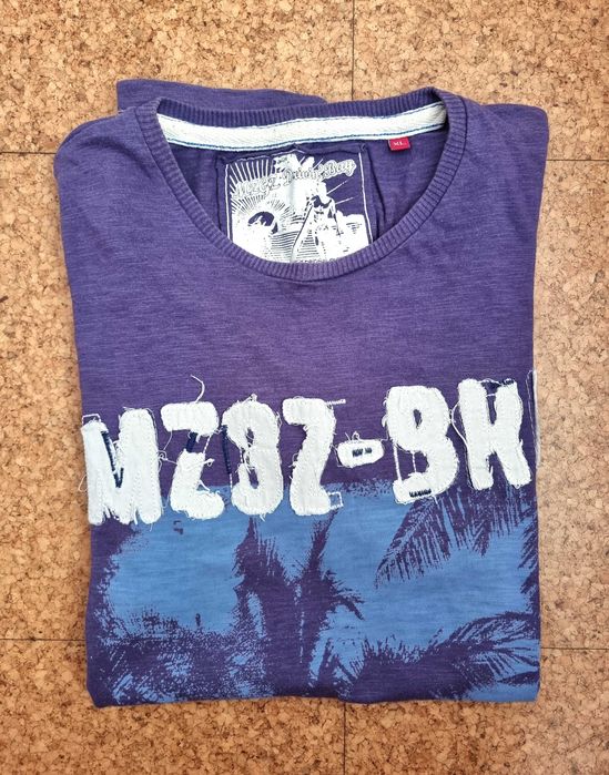 T-shirt roxa MZGZ, tamanho XL