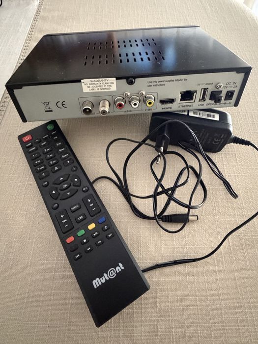 Box Digital Mutant Setant HD 500 + Comando + Alimentação