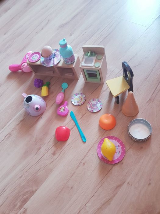 Drewniana kuchnia do zabawy dla dzieci