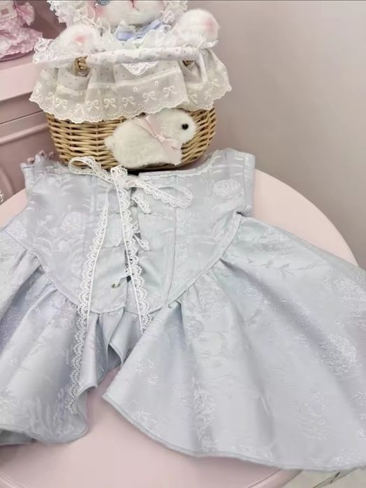 Sukienka mini z kokardą lolita harajuku cos