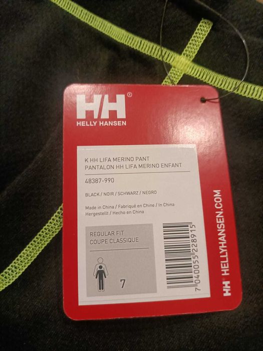 Calça térmica Helly Hansen Lifa Merino nova