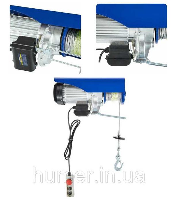 Тельфер електричний Ayger 1600 Вт | 1000 кг | висота підйому 20 м