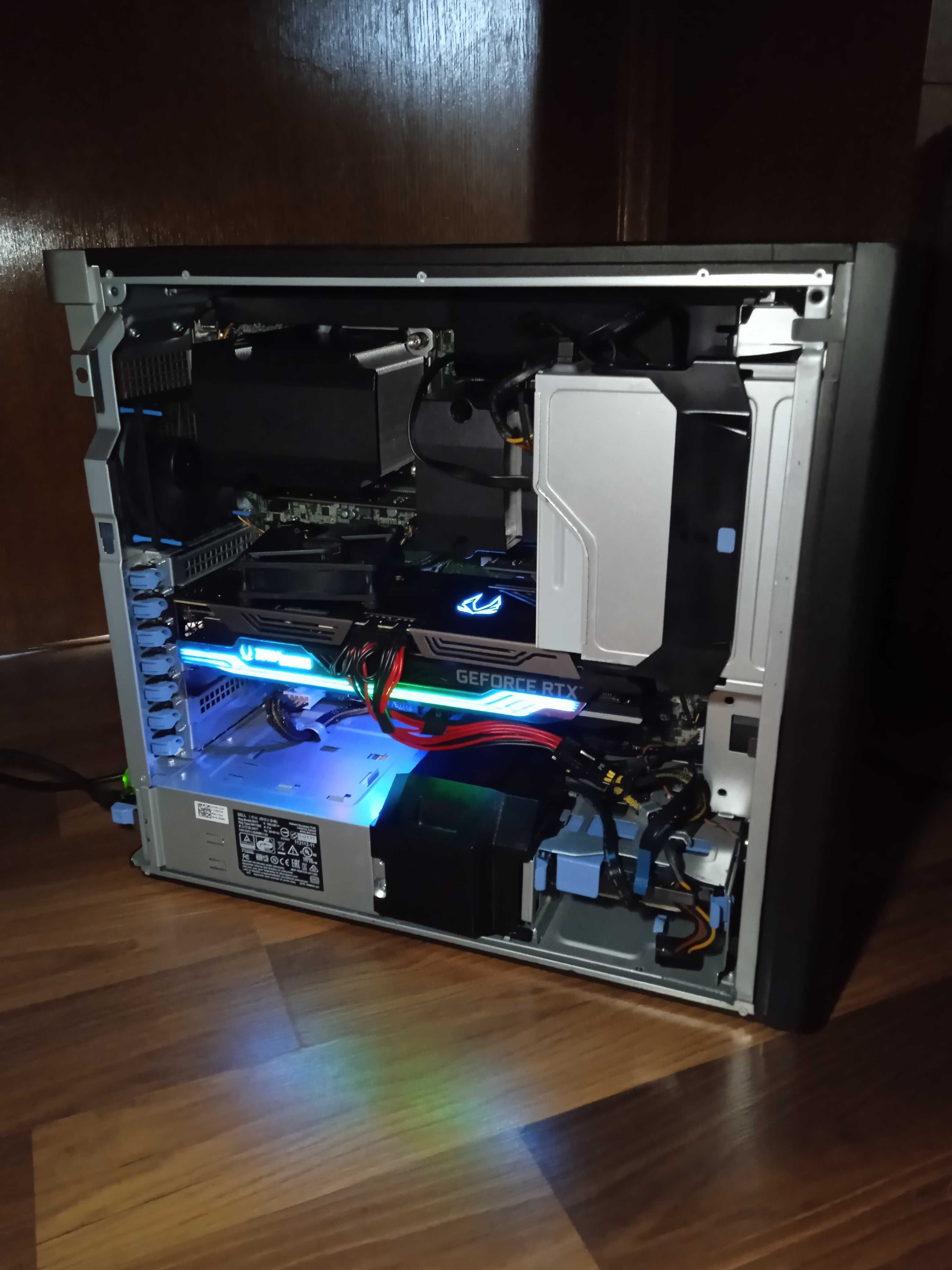 ПК/Сервер DELL Precision T7810 2x Xeon 2667v4 32потока, Quadro, лиц ...