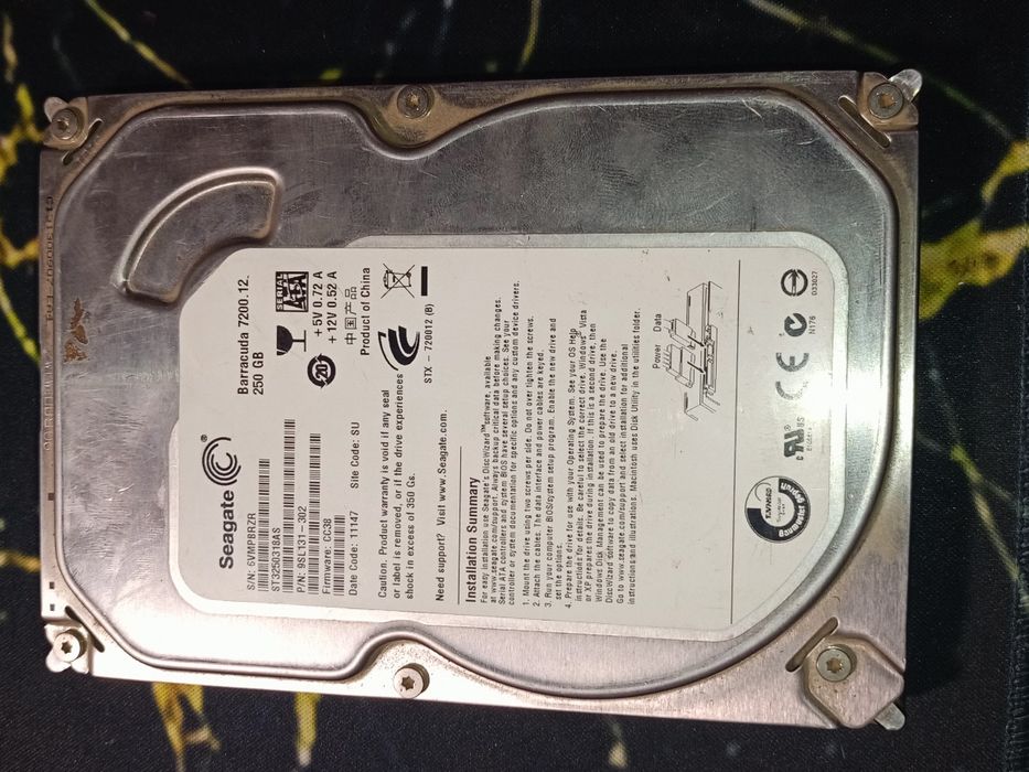 HDD накопичувач 250гб