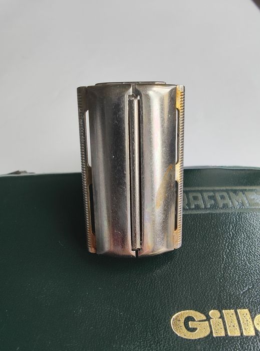 Maszynka Gillette Slim Adjustable 1964 (J4) + Unikalne Etui RAFAMET PRL