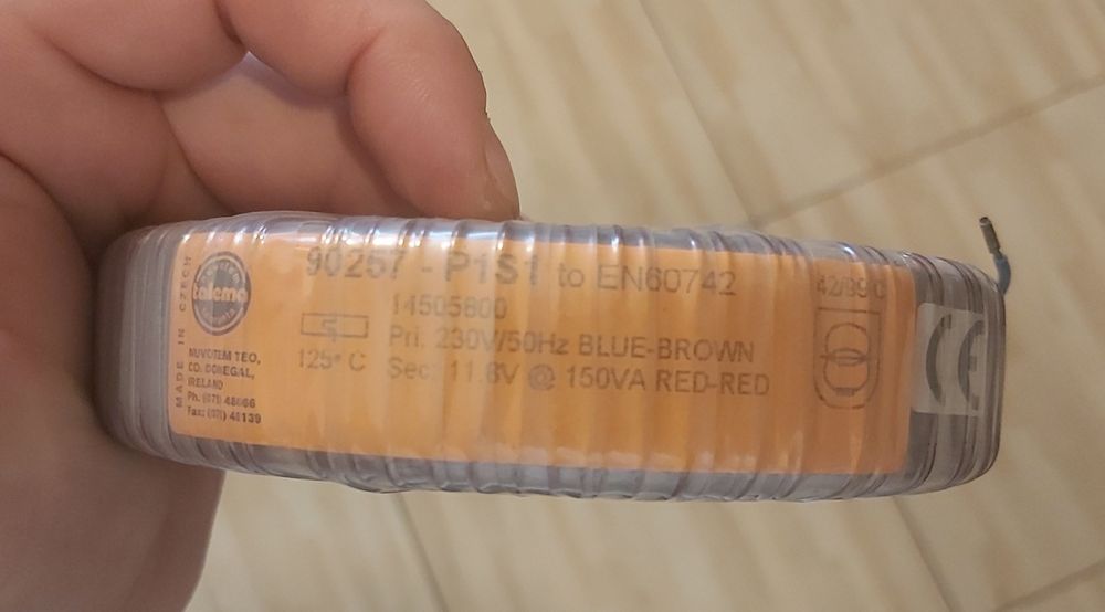 Toroidalny otwarty transformator 150vat oświetleniowy niskiego napięci