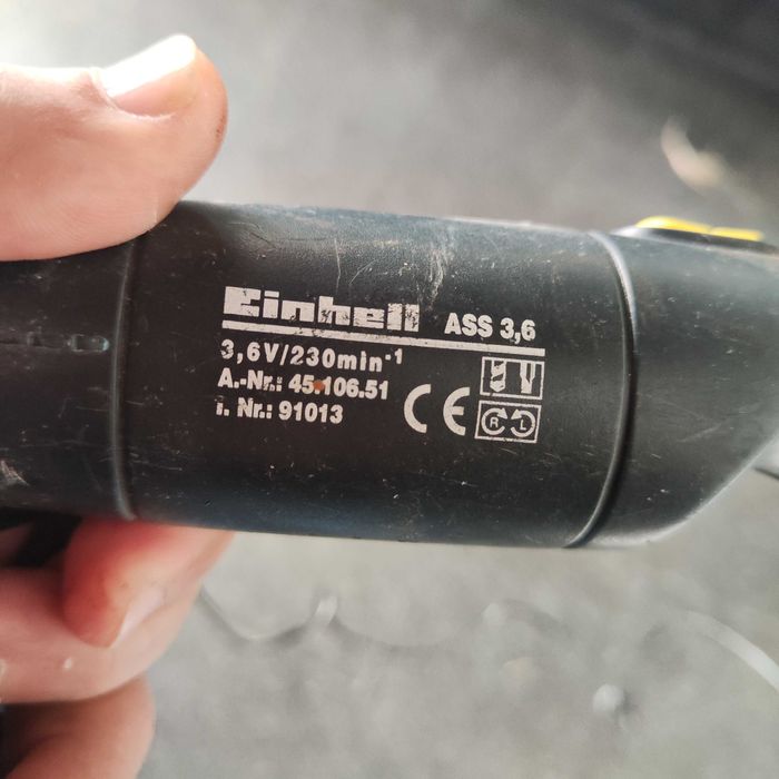 Aparafusadora sem fio Einhell 3,6v