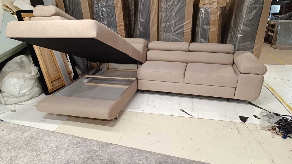 Narożnik regulowane zagłówki, DOSTĘPNY OD RĘKI