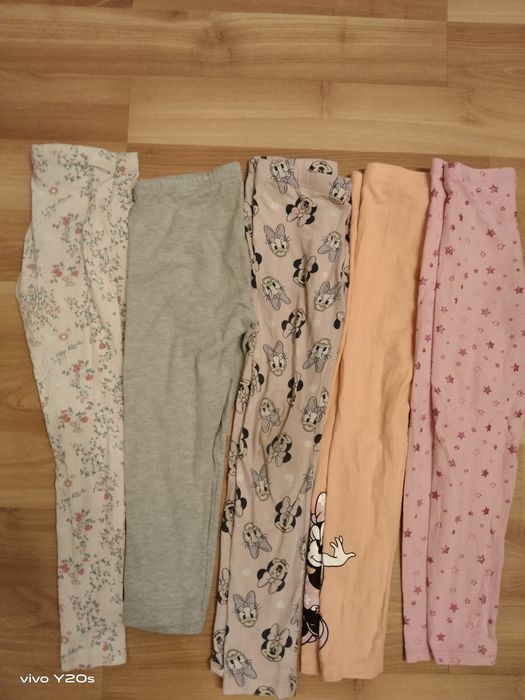 5 pak. Leginsy dla dziewczynki. 122-128 cm. Disney. Wysyłka.