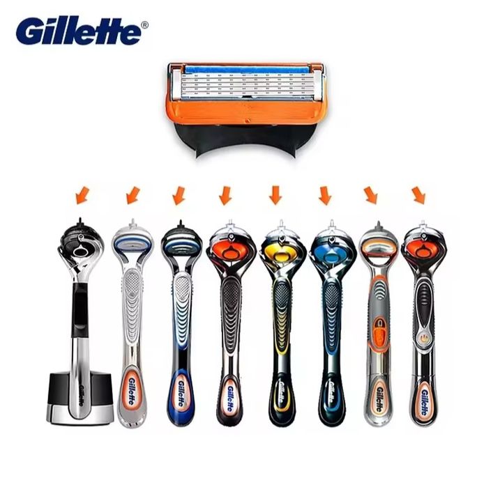 8 шт Gillette Fusion5 картриджи, бритвенные кассеты лезвия