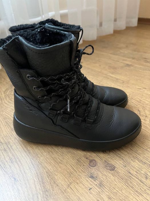 Шкіряні Зимові/Демі сезон Ботінки ECCO