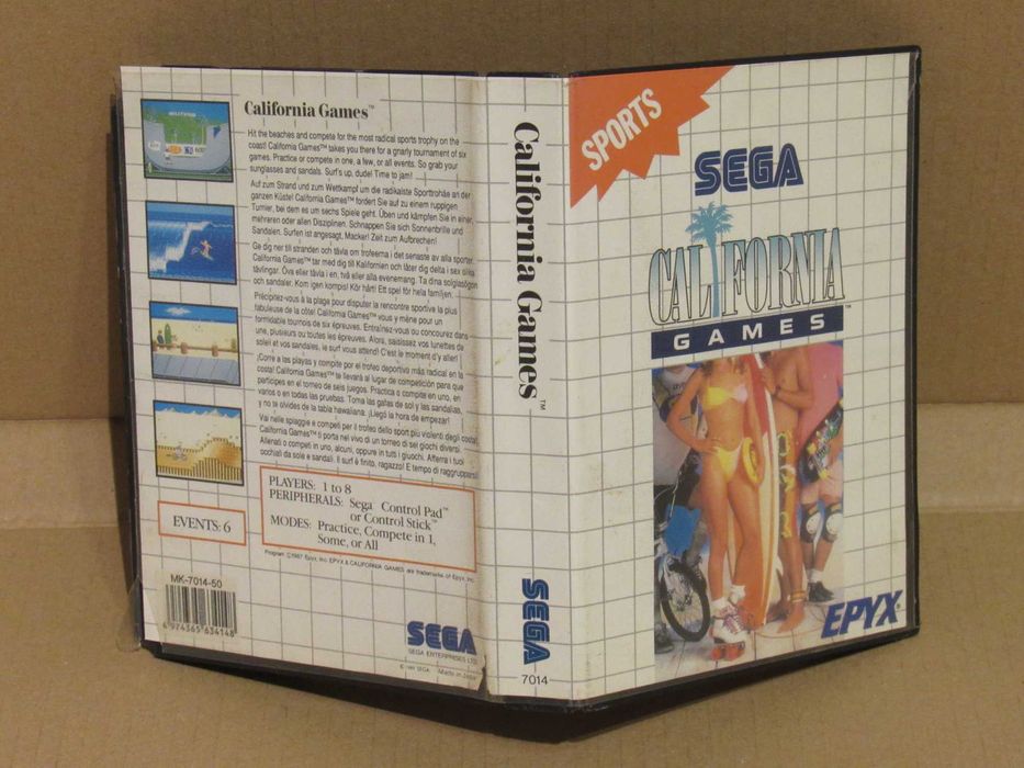 Jogo Sega Master System California Games