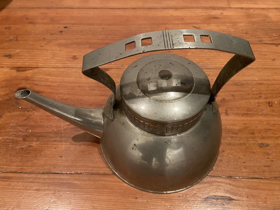 Vintage Metal Alloy Tea Kettle