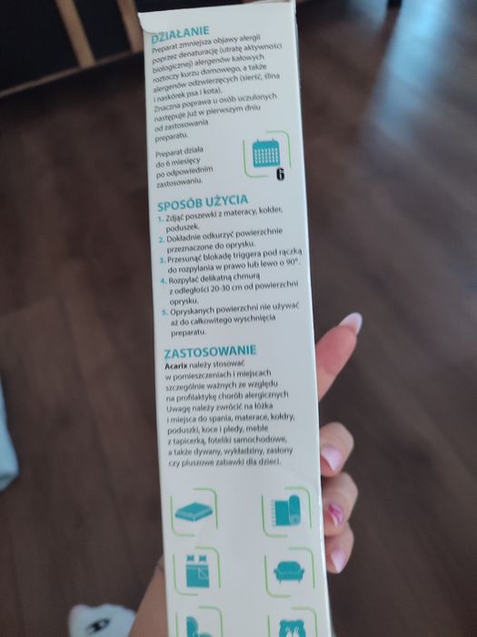 Acarix nowy spray