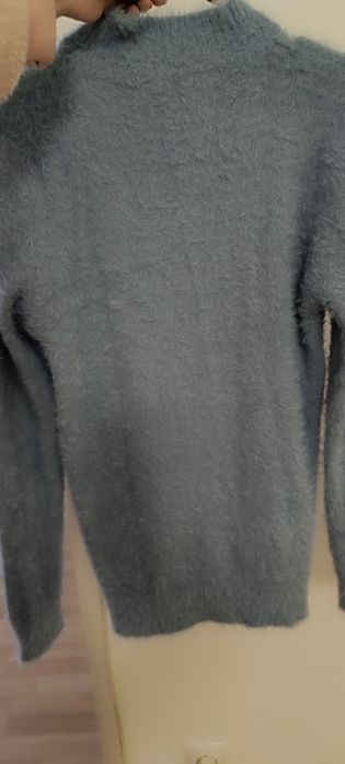 Camisola azul de pelo tamanho M. Usada