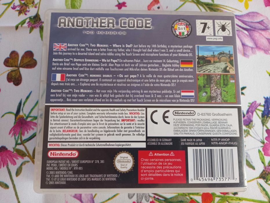 Another Code: Two Memories DS