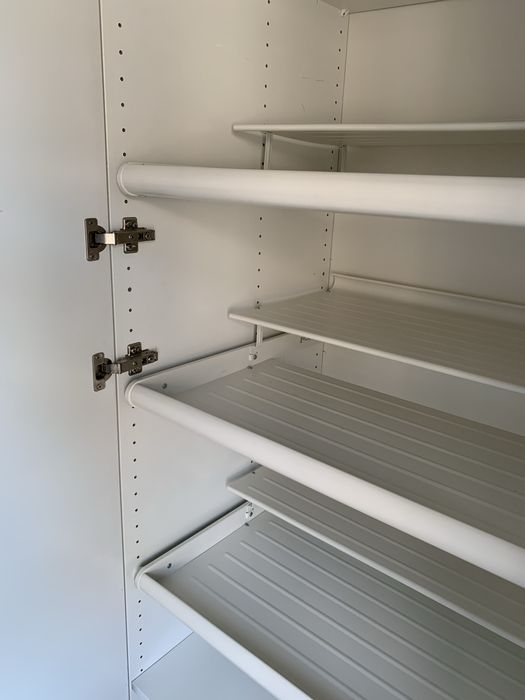 Prateleira metálica de 2 níveis para sapatos da IKEA