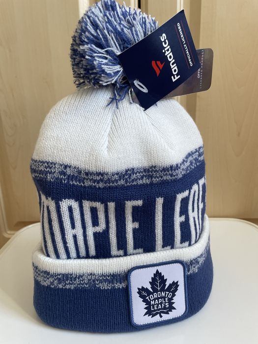 Подвійна зимова шапка Toronto Maple Leafs
