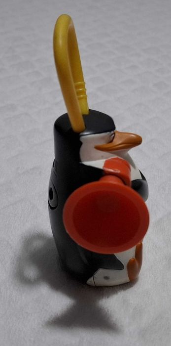 Skipper, Pingwiny z Madagaskaru, 12cm, McDonald's, Viacom, 2010 (Zabaw