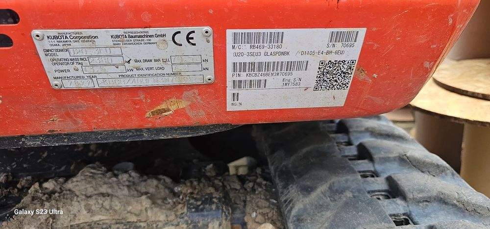 Kubota U20  Pierwszy właściciel , stan b.dobry