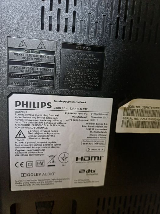 Tv Philips 32 cale dvbt2