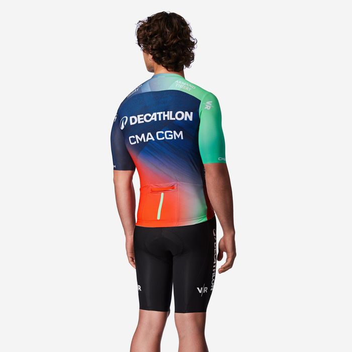 Camisola de Ciclismo de Estrada de Manga Curta, RCR-R DECATHLON CMA
