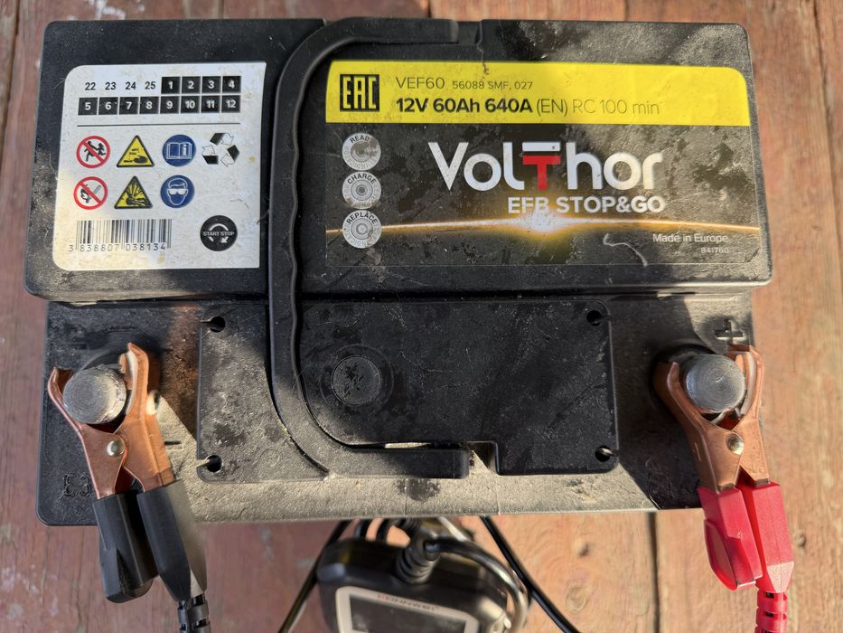 Акб EFB 60Ah 640A , акумулятор